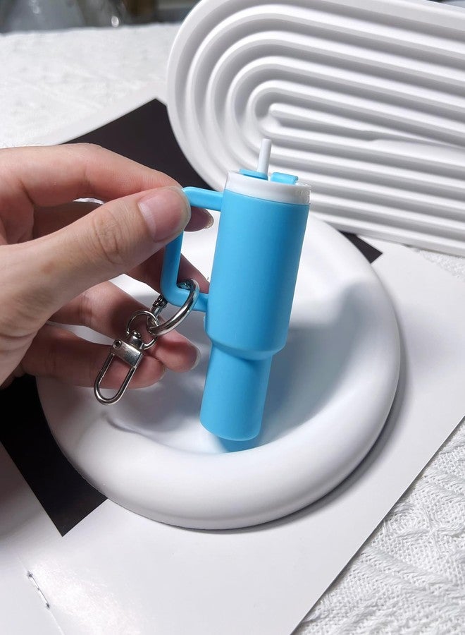 LAEKOU Mini Cup Keychain, Tumbler Keychains Chapstick Holder for School Bag Lip Balm, Cute Key Chain Accessories - Image 4
